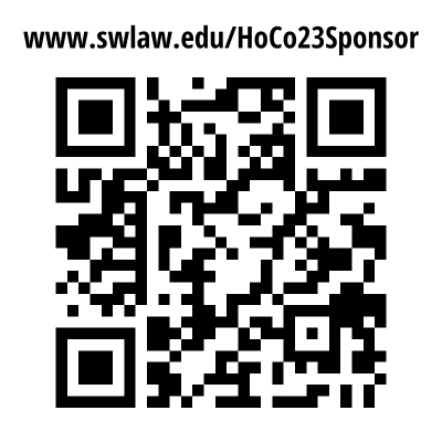 Homecoming 2023 Sponsor QR code