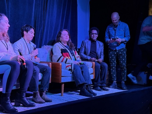 Prof. Greene at the Sundance Film Festival (2nd from right)