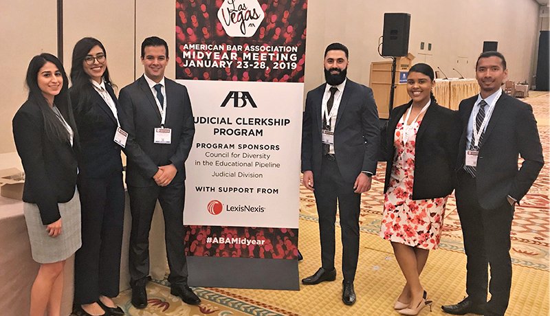 Image - Southwestern students at the 2019 ABA Judicial Clerkship Program