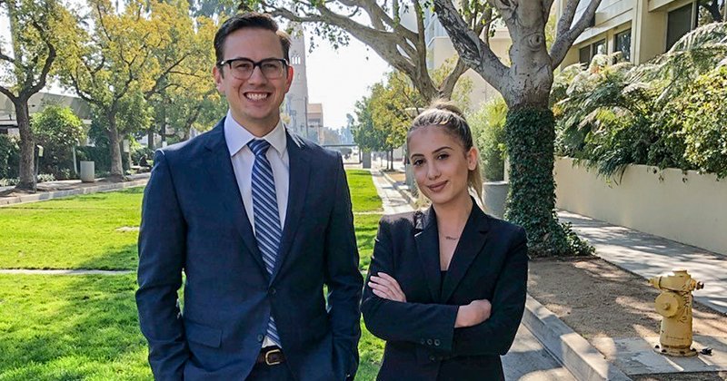 Image - Children's Rights Clinic Students James Statton & Arpineh Oganesyan