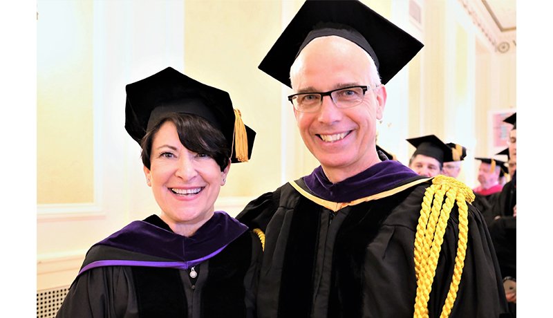 Professors Carpenter and Heilman as Grand Marshals